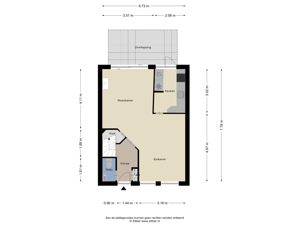 Bekijk plattegrond van Begane Grond van Jagtlust 2