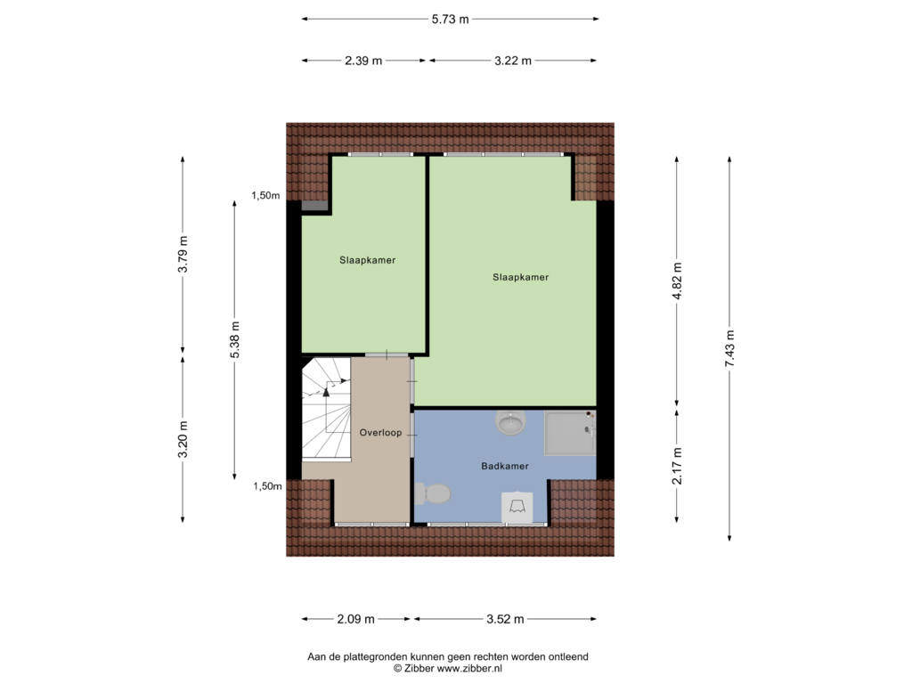 Bekijk plattegrond van Eerste Verdieping van Jagtlust 2