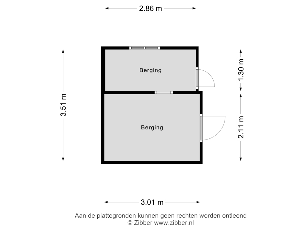 Bekijk plattegrond van Berging van Jagtlust 2