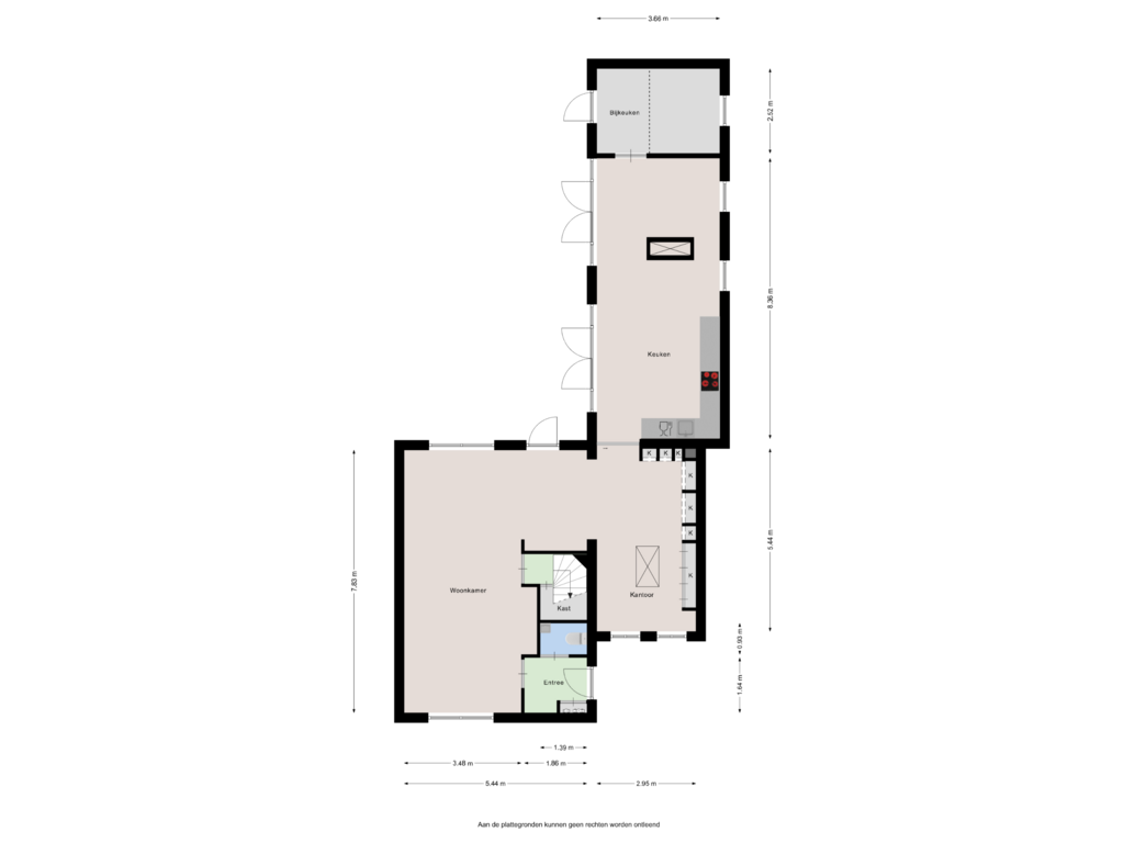 Bekijk plattegrond van Begane grond van Auvergnelaan 41