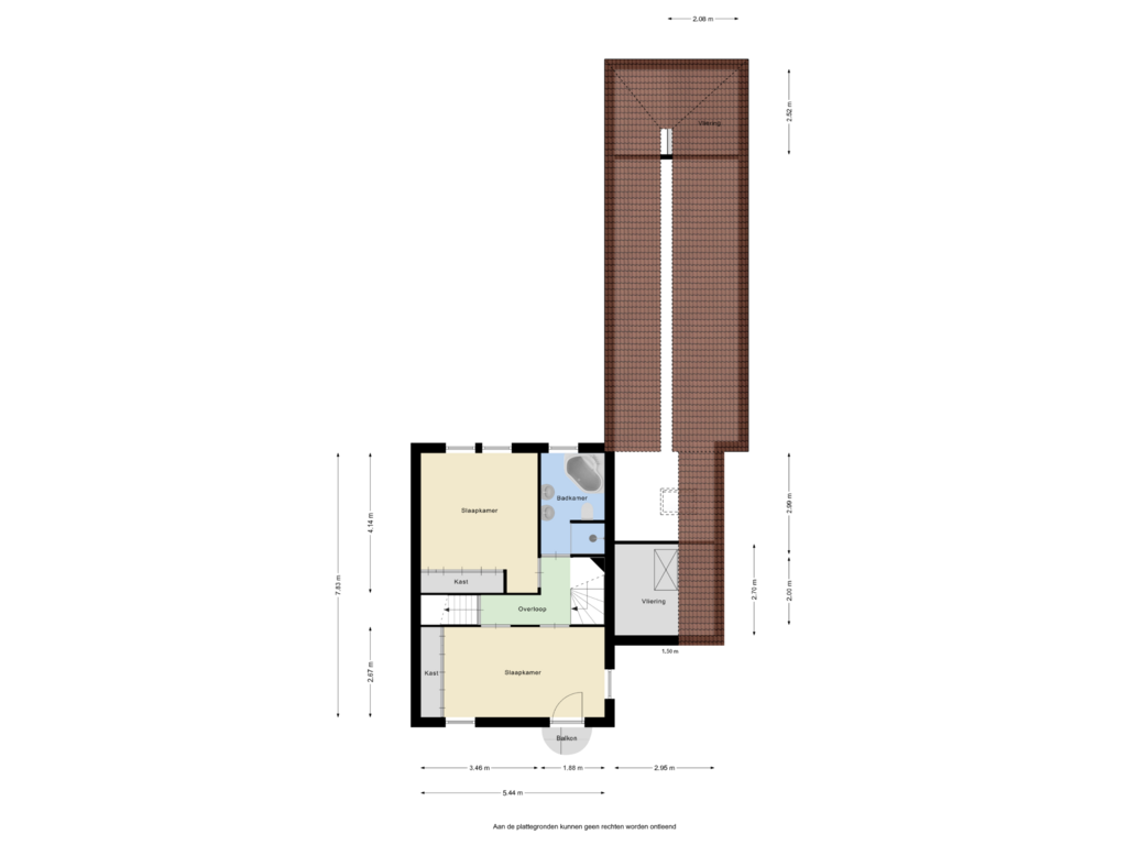 Bekijk plattegrond van Eerste verdieping van Auvergnelaan 41