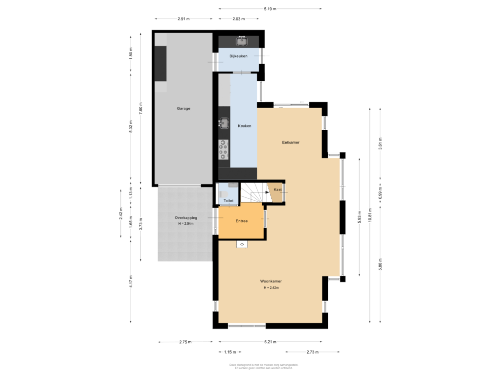 Bekijk plattegrond van Begane grond van Schouwpad 21