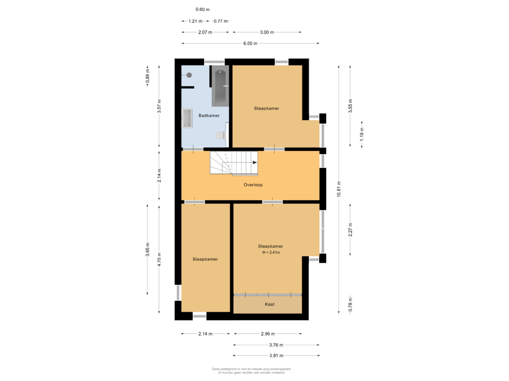 Bekijk plattegrond van Eerste verdieping van Schouwpad 21