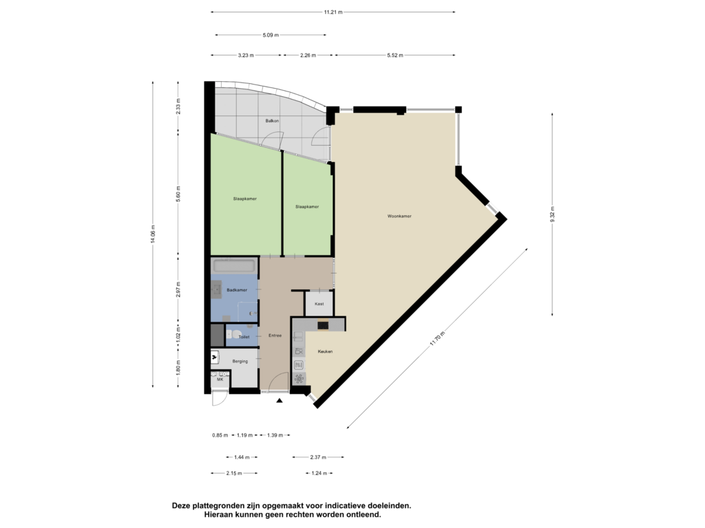 Bekijk plattegrond van Appartement van Duinlaan 105