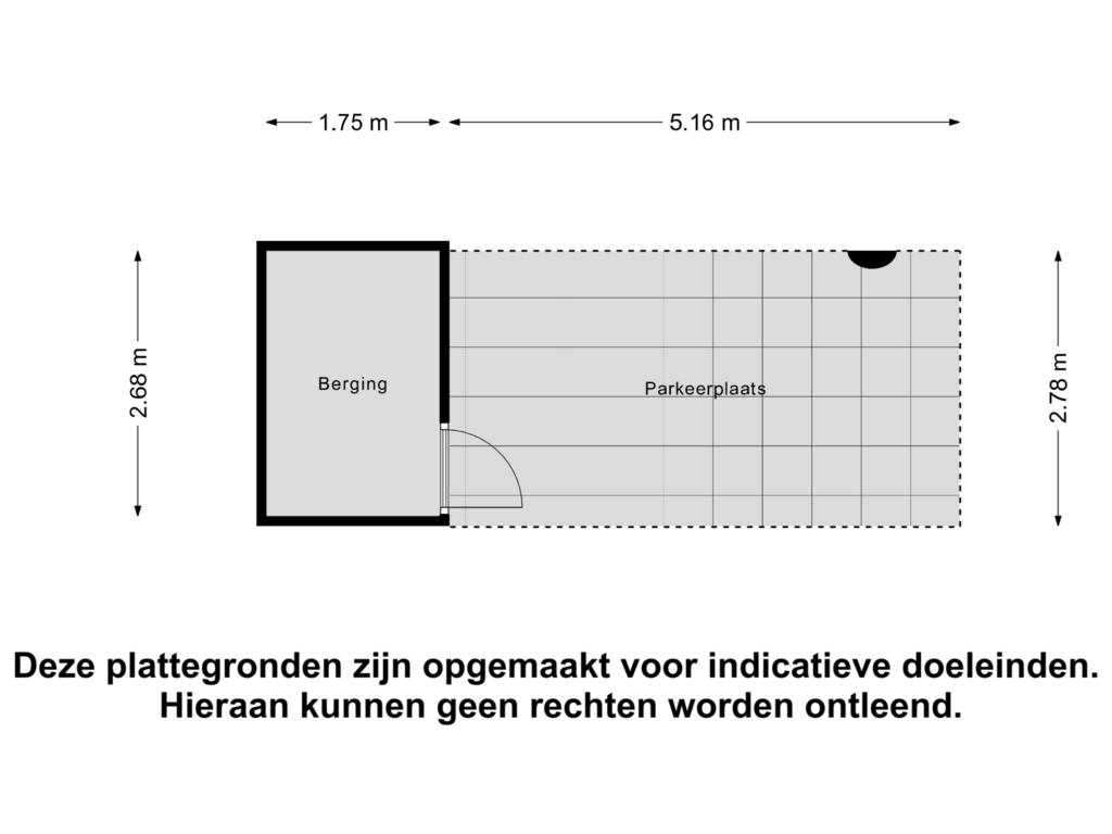 Bekijk plattegrond van Berging van Duinlaan 105