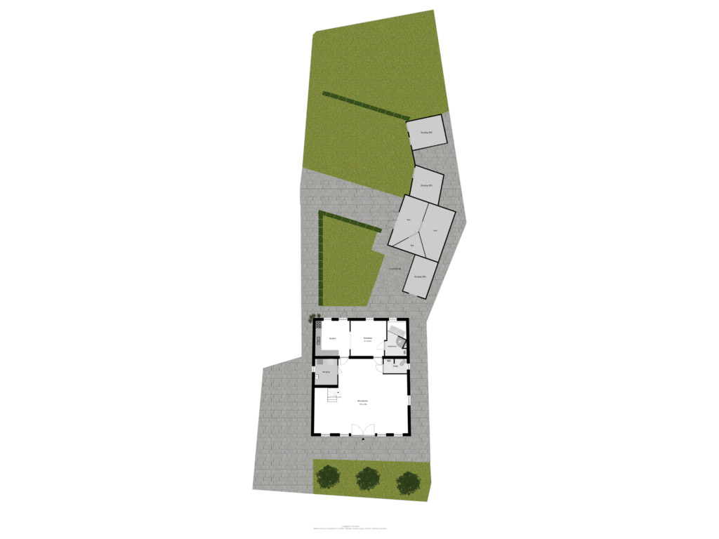 Bekijk plattegrond van Tuin van Passewaayse Hogeweg 6