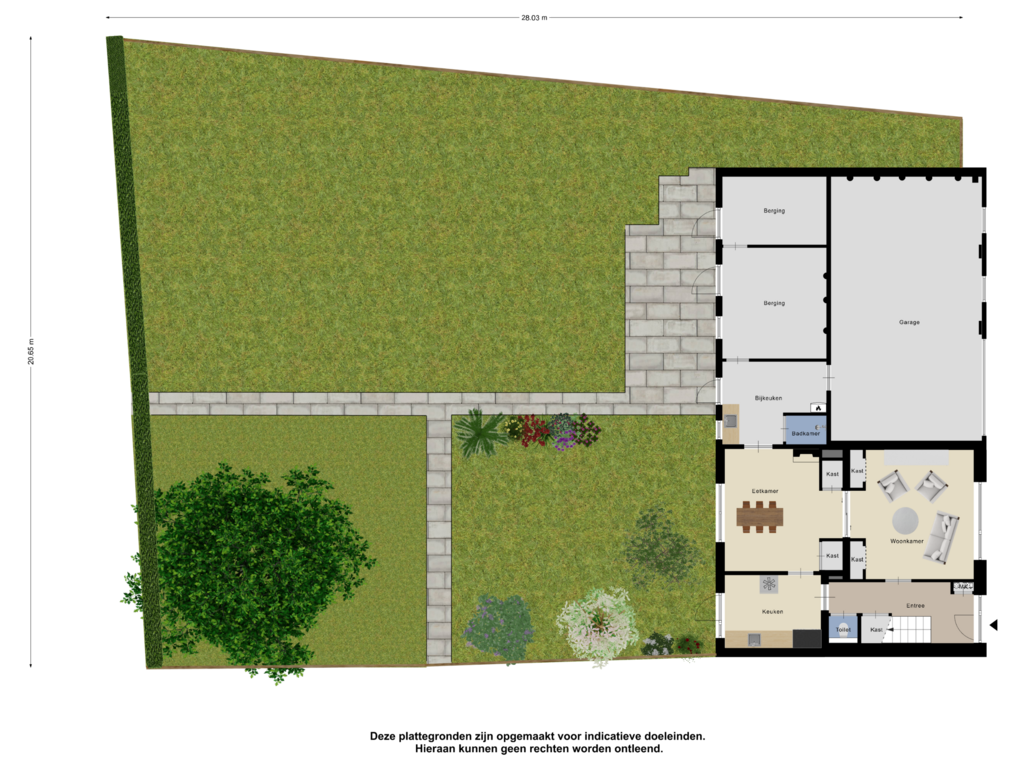 Bekijk plattegrond van Begane Grond _Tuin van Burgemeester van Lierestraat 2