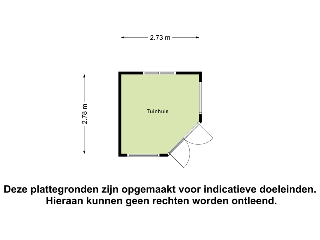 View floorplan of Berging of Patrijslaan 5