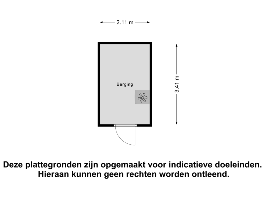 Bekijk plattegrond van Berging van Kretalaan 4