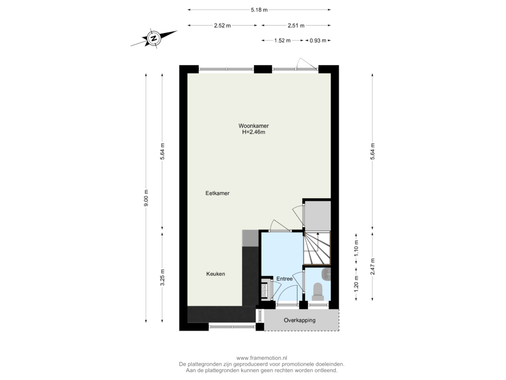 Bekijk plattegrond van Begane Grond van Wessel Gansfortweg 105