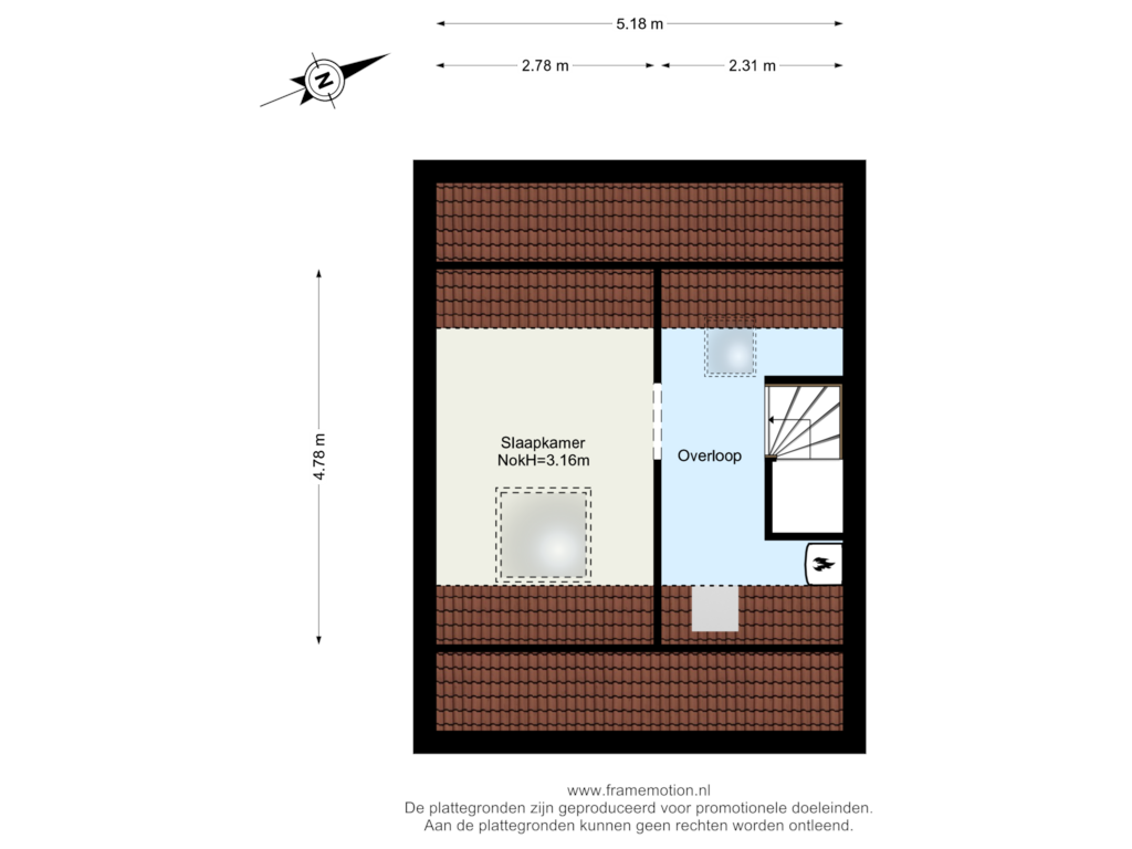 Bekijk plattegrond van Verdieping 2 van Wessel Gansfortweg 105