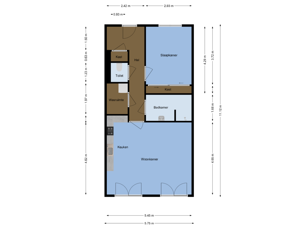 Bekijk plattegrond van First floor van Sonny Rollinsstraat 234