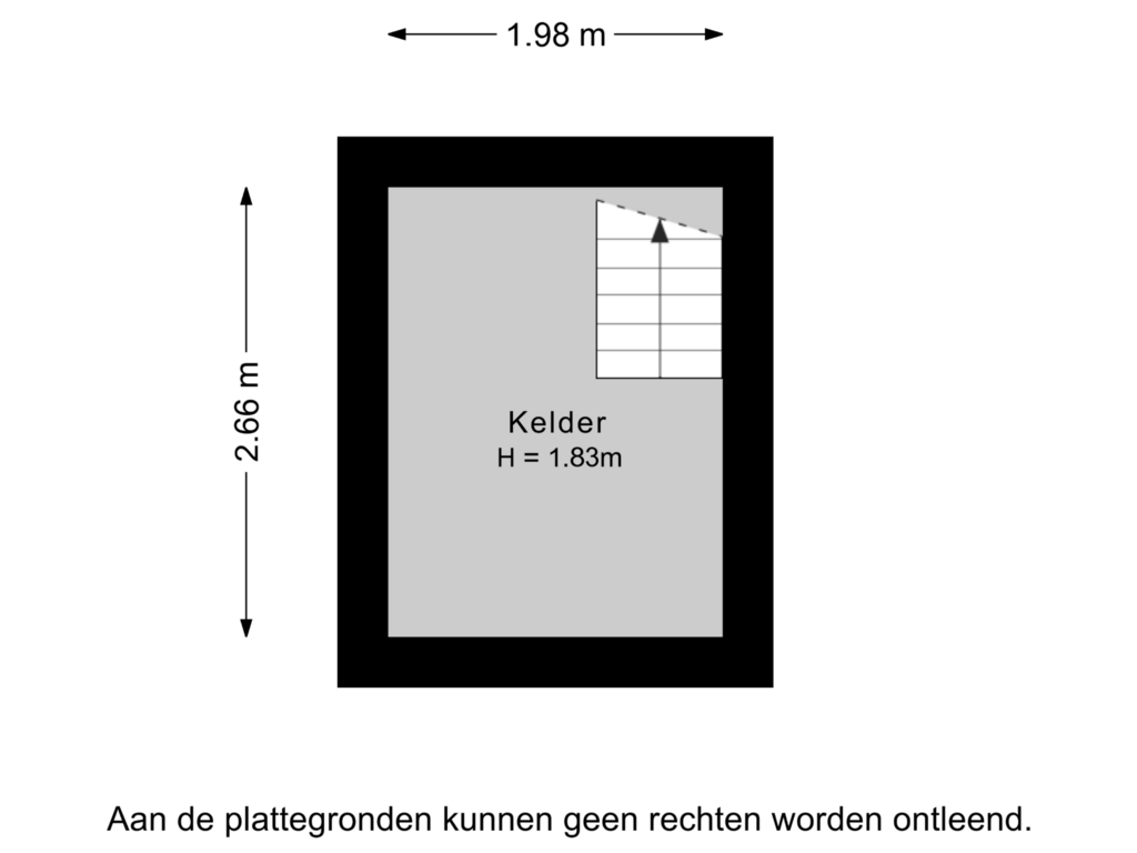 Bekijk plattegrond van Kelder van Julianastraat 22