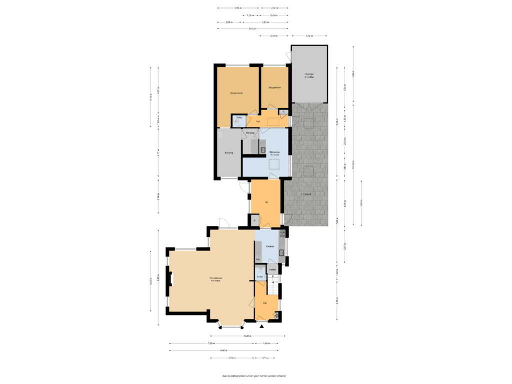 Bekijk plattegrond van Begane grond van Julianastraat 22