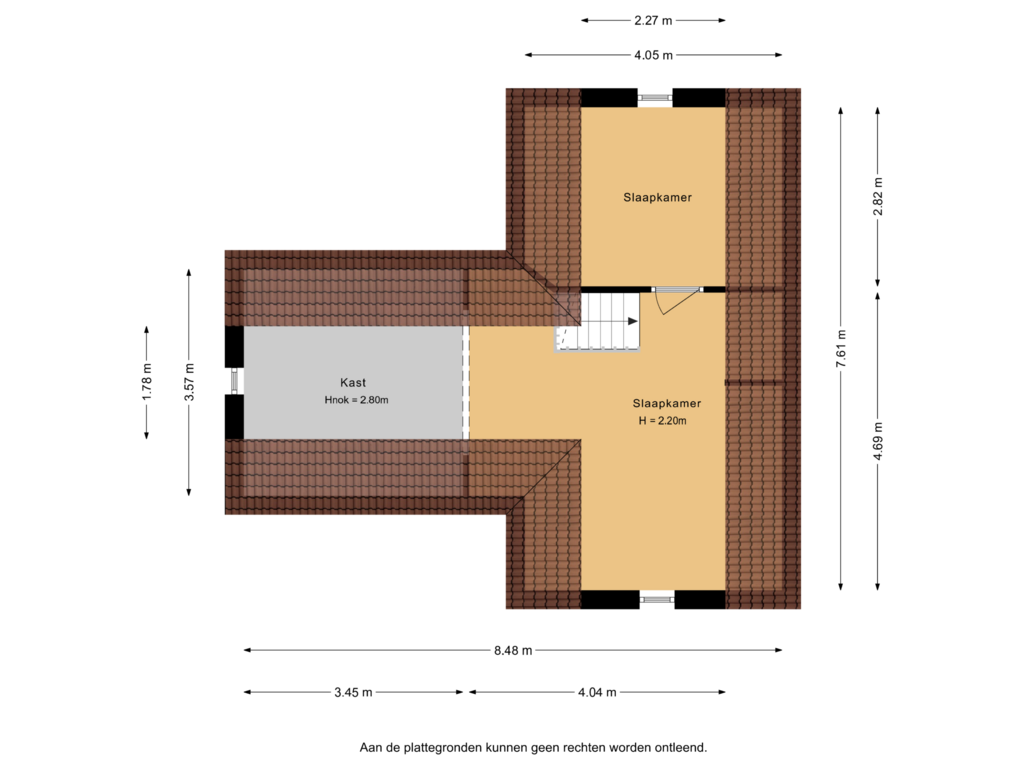 Bekijk plattegrond van 2e verdieping van Julianastraat 22