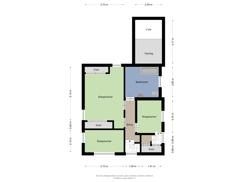 Bekijk plattegrond van Gastenverblijf van Pastoor van Breugelstraat 8