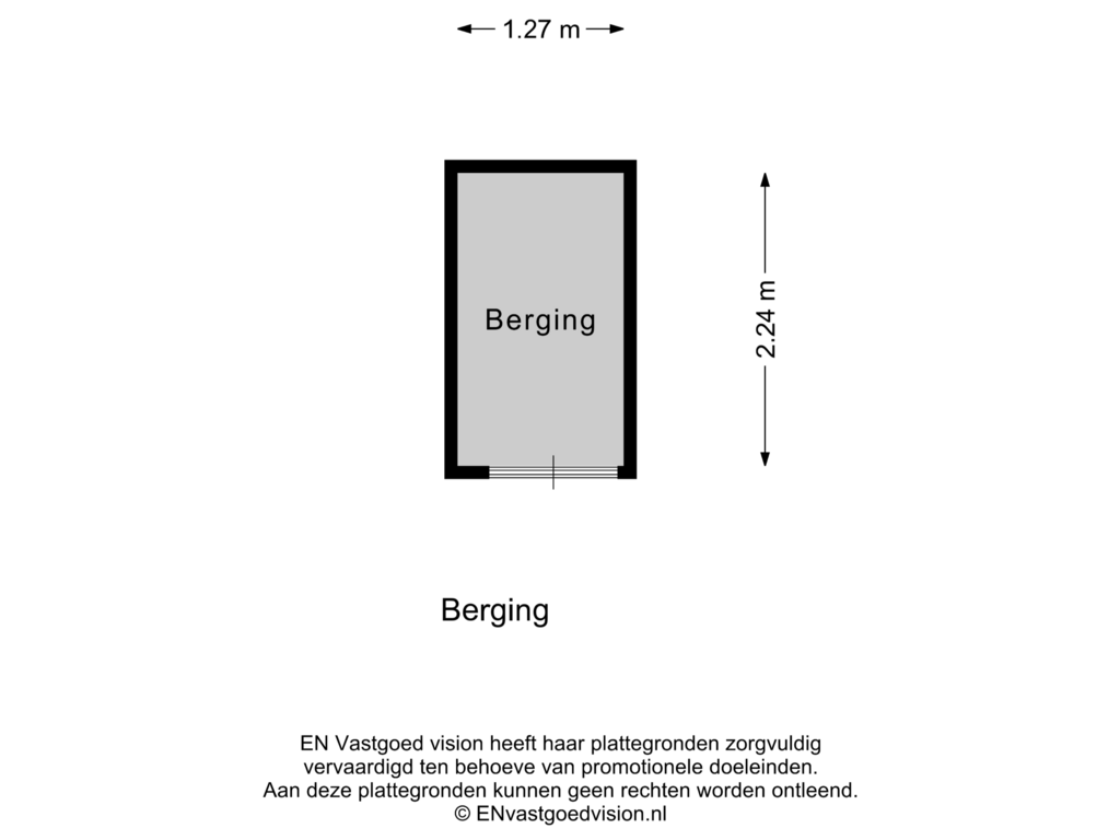 Bekijk plattegrond van Berging van Lambertus Zijlplein 72