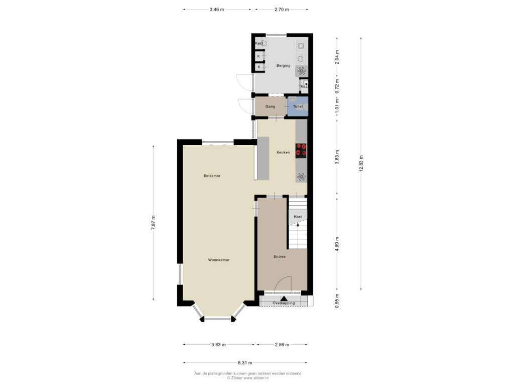 Bekijk plattegrond van Begane Grond van Anninksweg 25