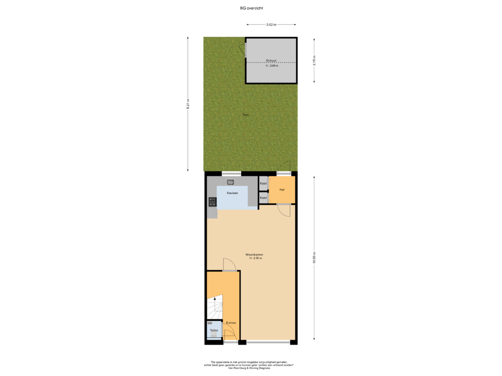 Bekijk plattegrond van BG overzicht van Copernicusstraat 32