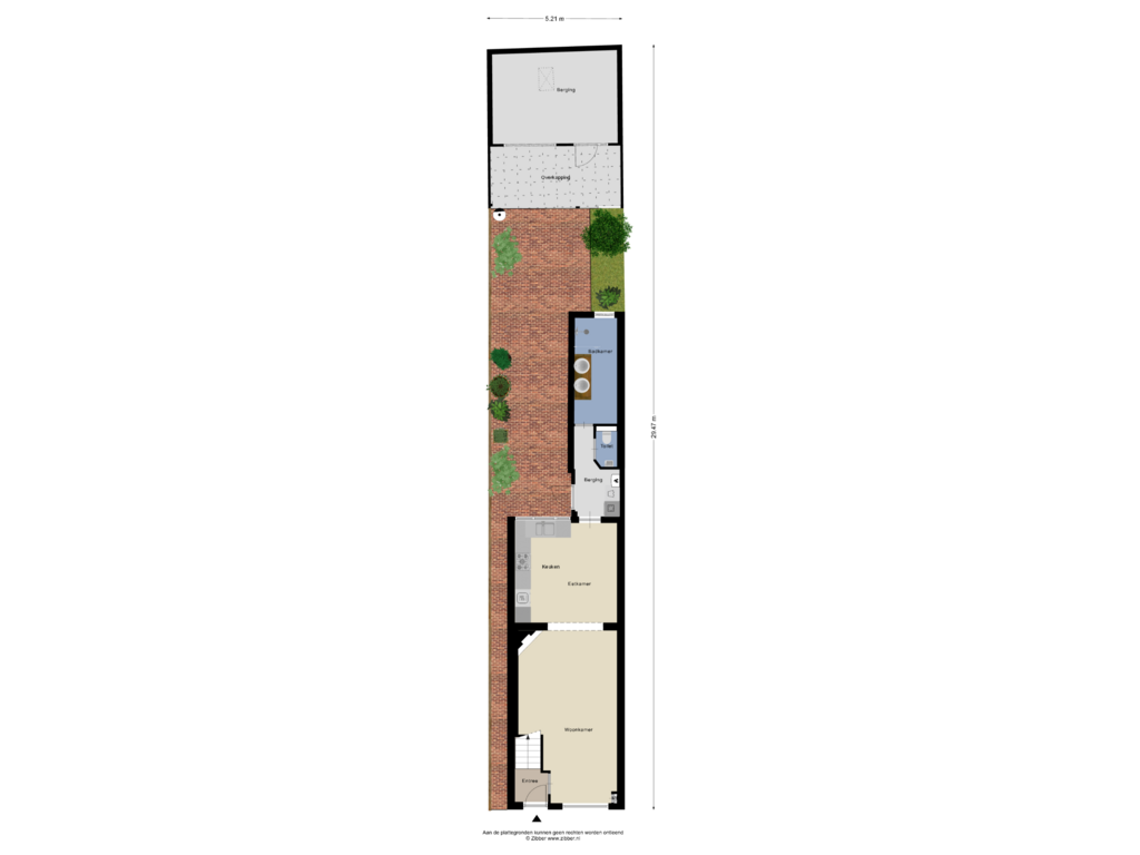 View floorplan of Begane Grond_Tuin of Veldstraat 42