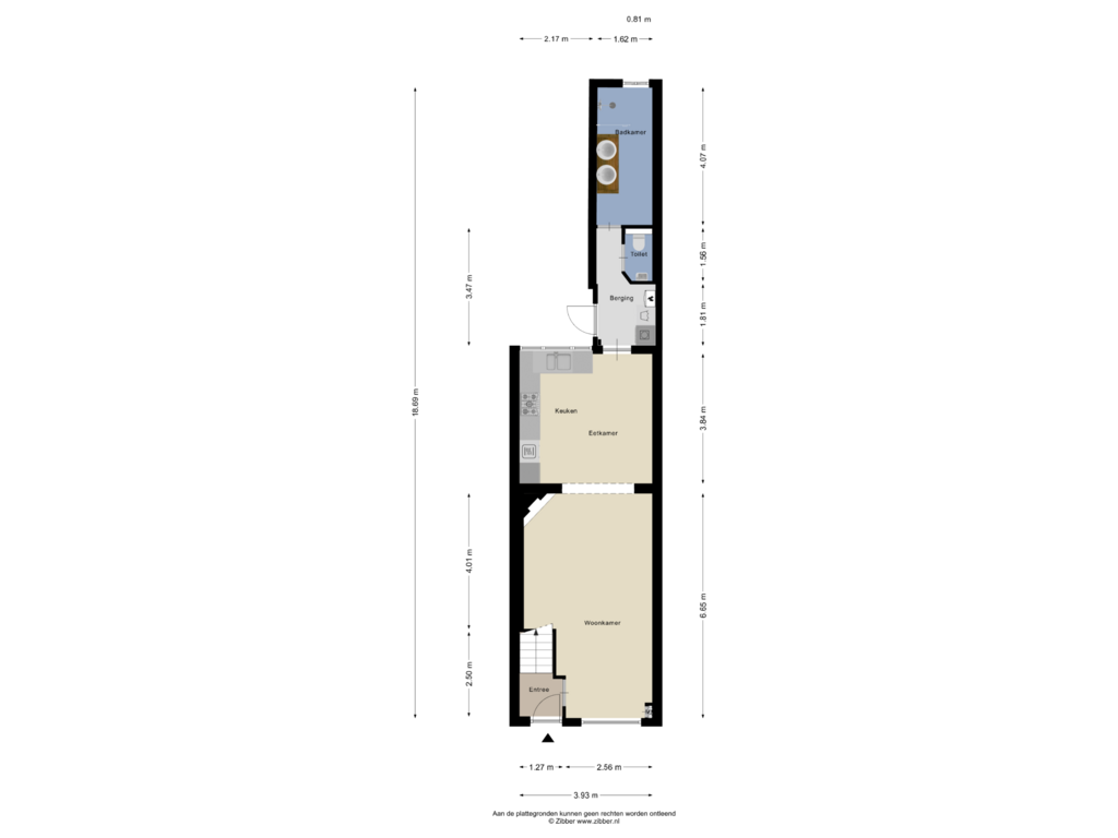 View floorplan of Begane Grond of Veldstraat 42