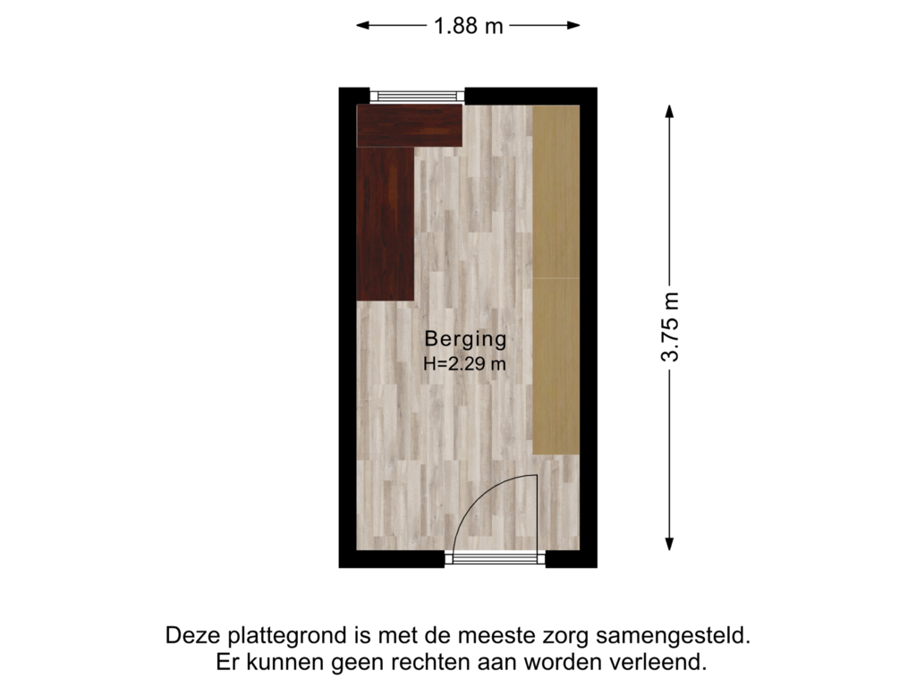 View floorplan of Berging of Schröderstraße 22