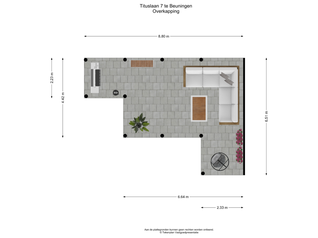 View floorplan of Overkapping of Tituslaan 7