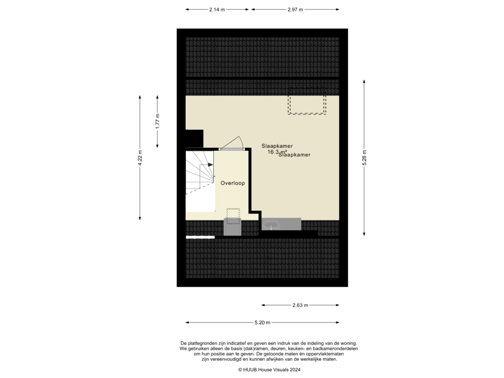 Bekijk plattegrond van 2e Verdieping van J.S. Bachweg 66