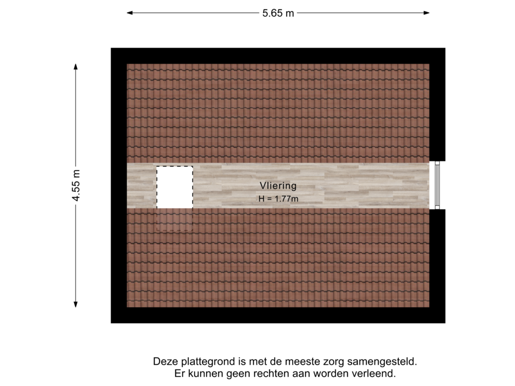 Bekijk plattegrond van Vliering van Hatertseweg 556-A3