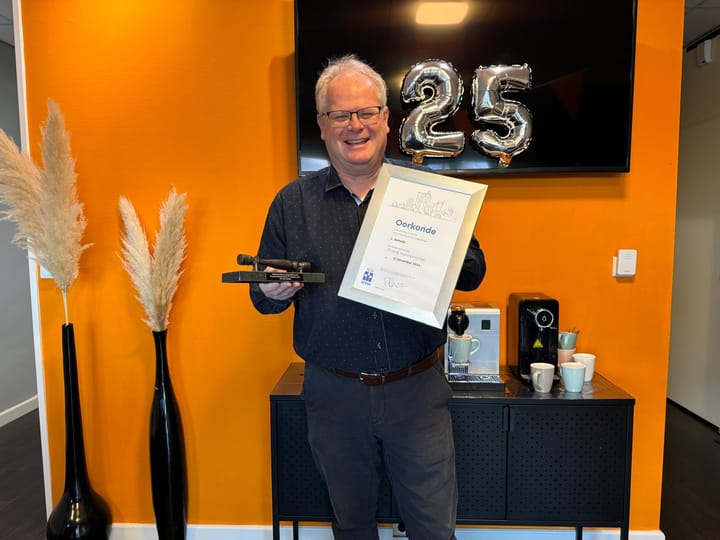 Een promotiefoto voor op kantoor