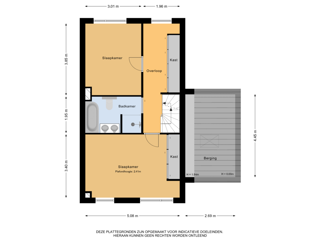 Bekijk plattegrond van 1e verdieping van Naaldhof 6