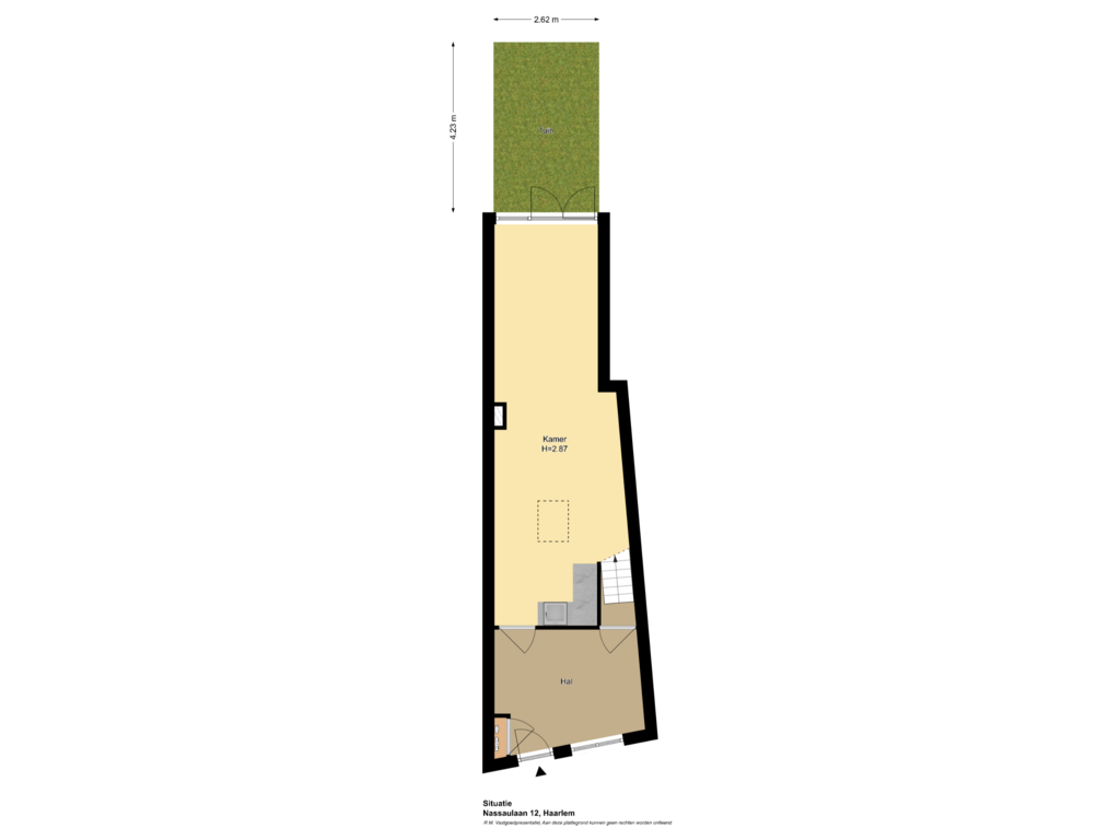 Bekijk plattegrond van Situatie van Nassaulaan 12