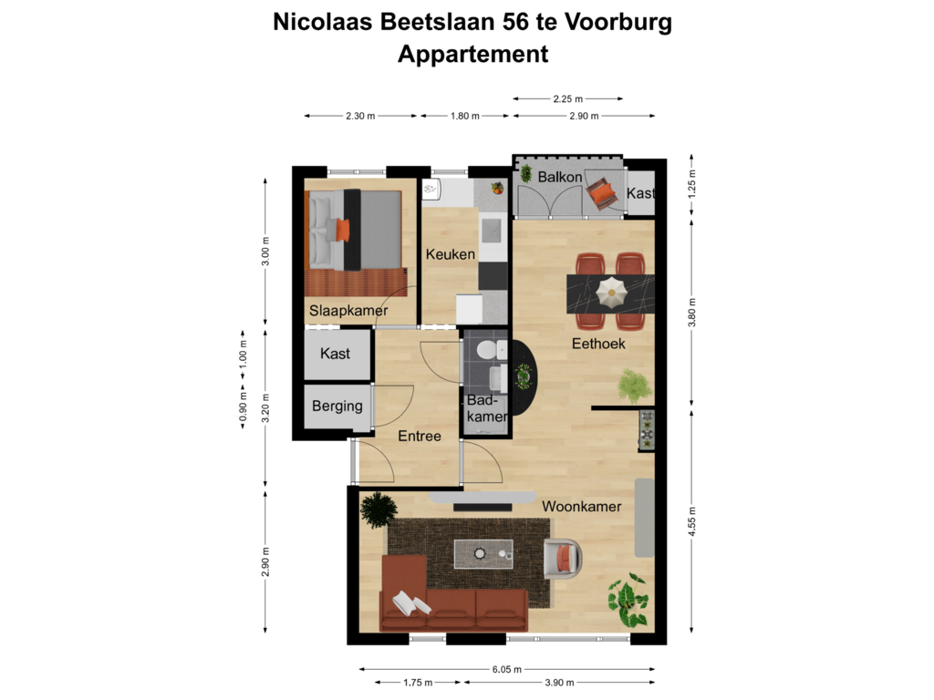 Bekijk plattegrond van First floor van Nicolaas Beetslaan 56