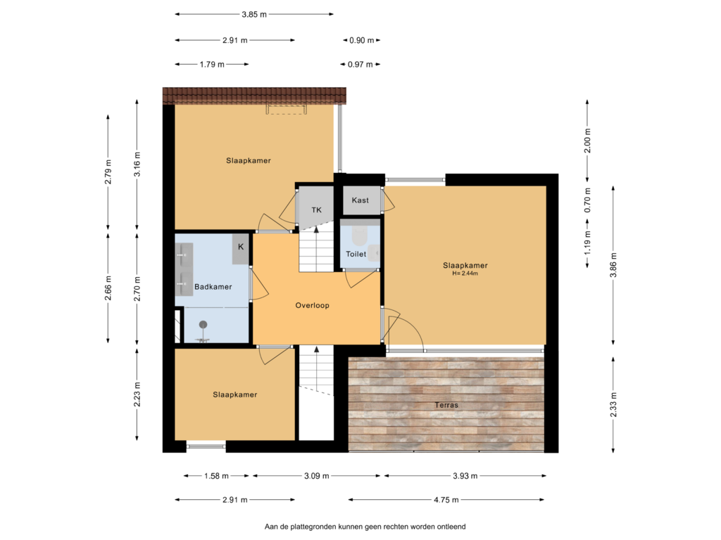 Bekijk plattegrond van 1e verdieping van Zuileveld 4