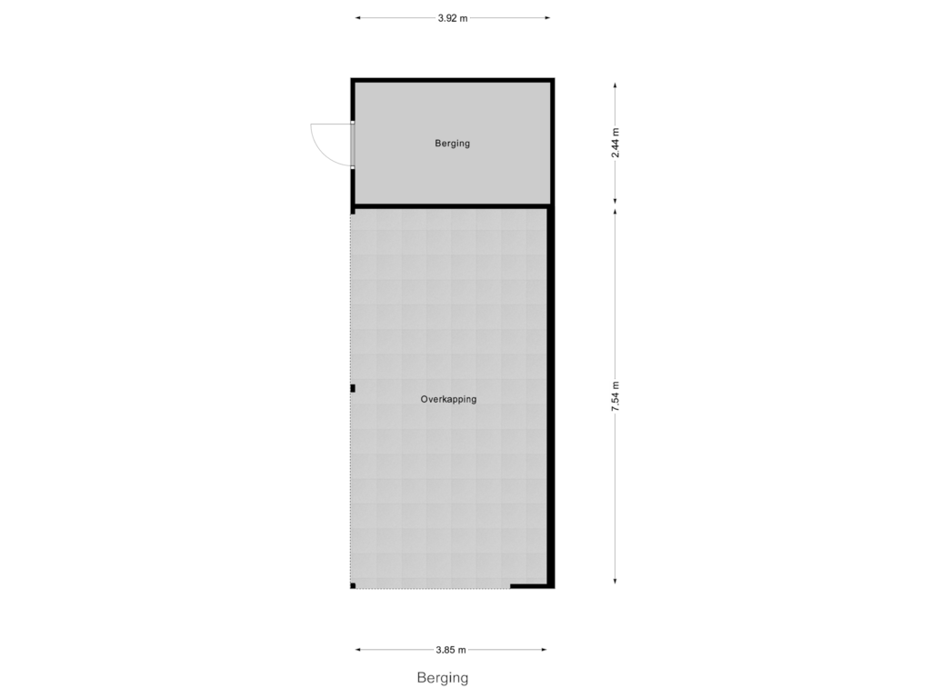 Bekijk plattegrond van Berging van Piet Snoeijersstraat 30