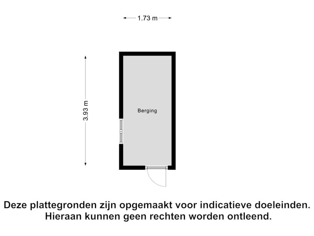 Bekijk plattegrond van Berging van Kouvenderstraat 151