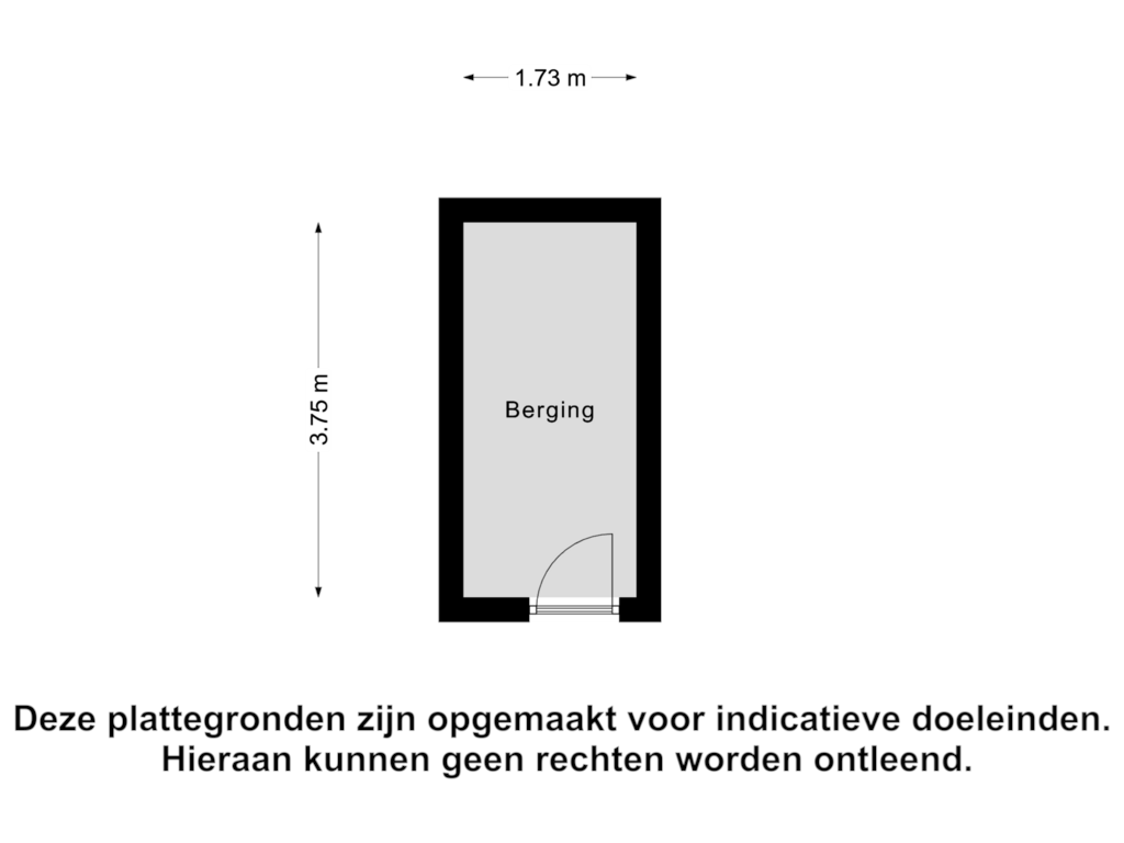 Bekijk plattegrond van Berging van Landschot 34