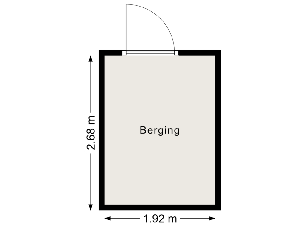 Bekijk plattegrond van Berging van Tesselschadeplein 35