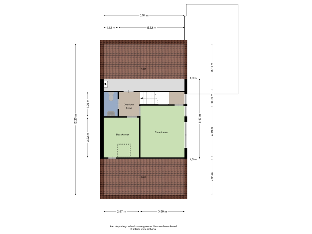 Bekijk plattegrond van Eerste verdieping van Snethlageweg 31