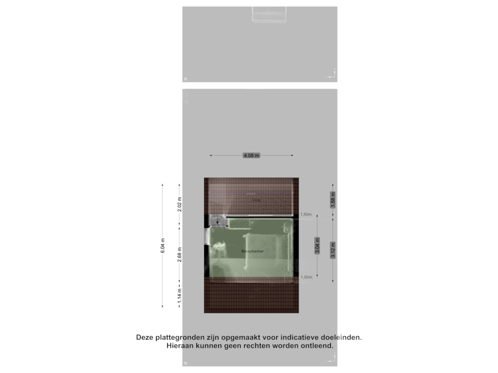 View floorplan of Tweede verdieping of Hageweg "'t Centrum" 249