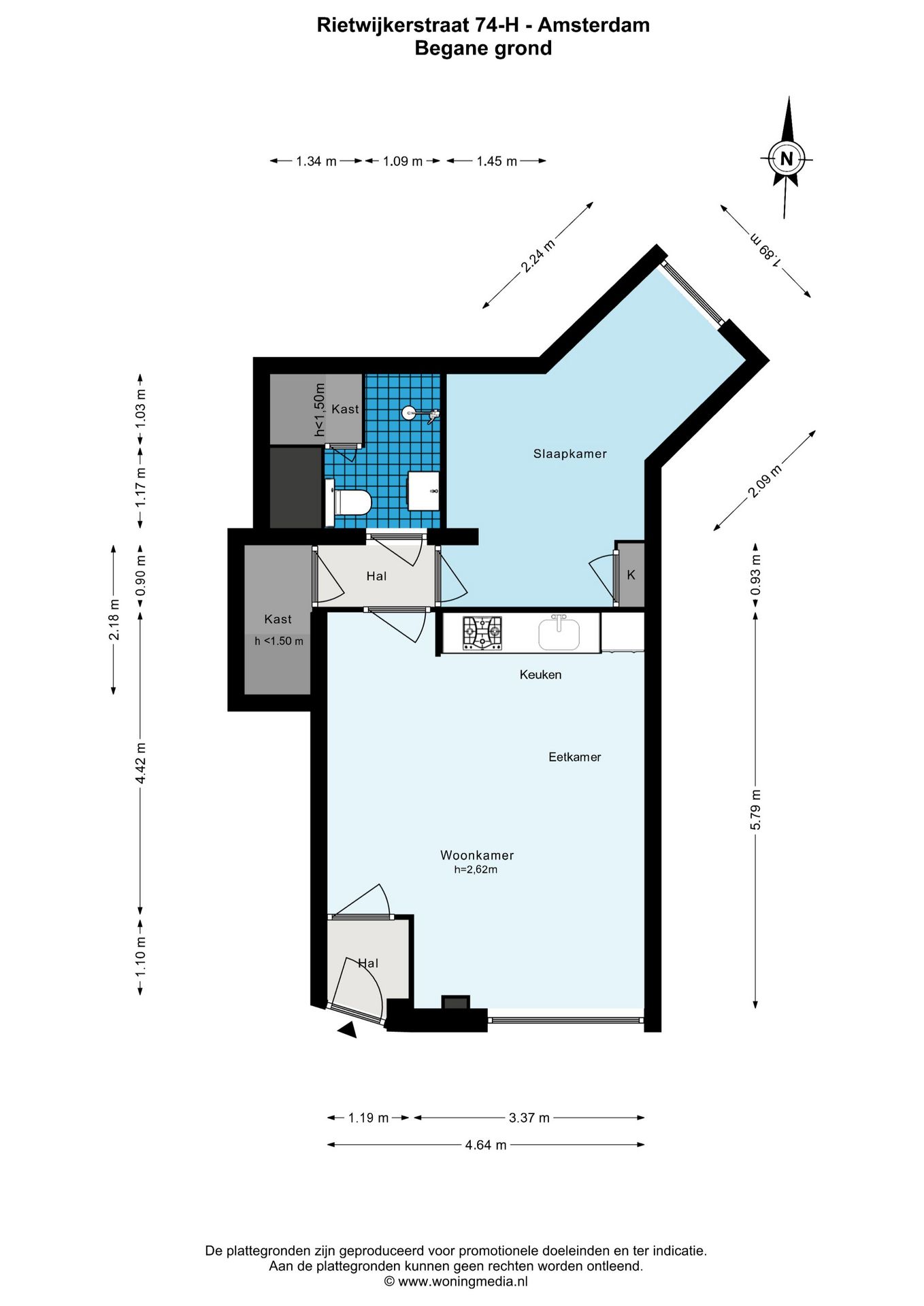 Foto 20 van Rietwijkerstraat 74-H