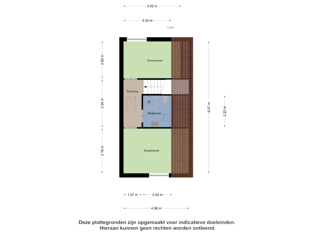 Bekijk plattegrond van Eerste Verdieping van Parelmoervlinder 18