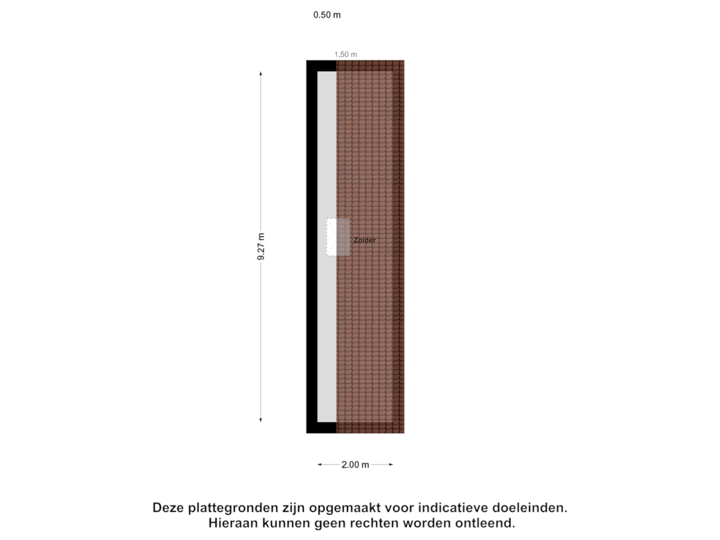 Bekijk plattegrond van Zolder van Parelmoervlinder 18