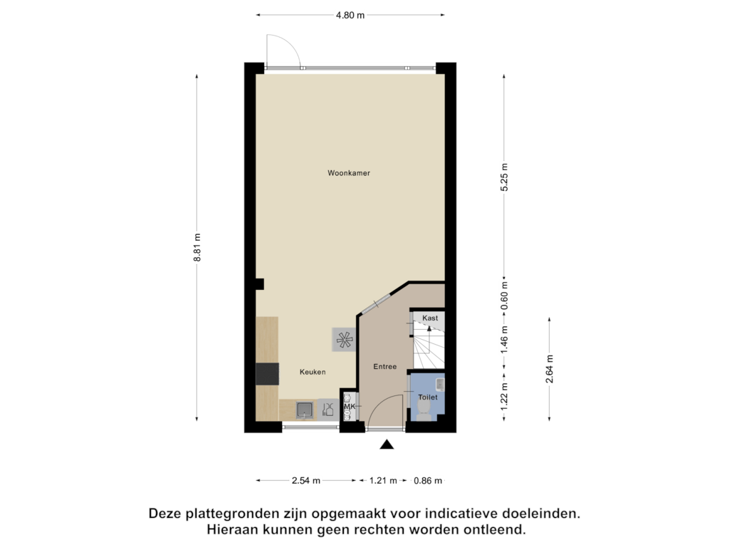 Bekijk plattegrond van Begane Grond van Vogelwikke 42