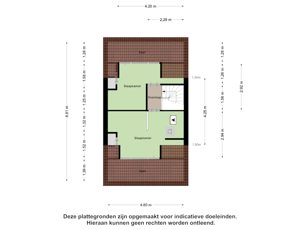 Bekijk plattegrond van Tweede Verdieping van Vogelwikke 42