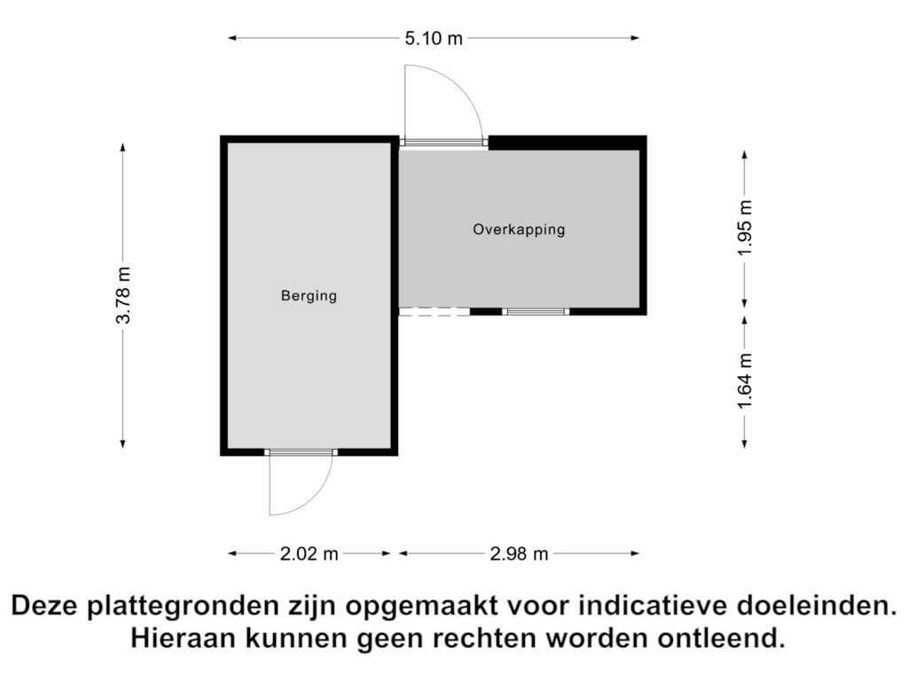 Bekijk plattegrond van Berging van Vogelwikke 42