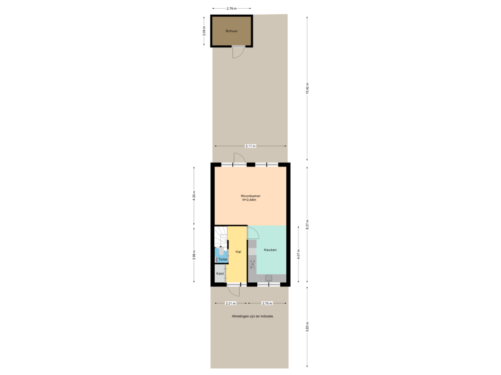 Bekijk plattegrond van Perceel van Chrysantenlaan 5