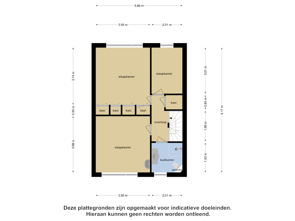 Bekijk plattegrond van Eerste Verdieping van Jan Steijnstraat 47