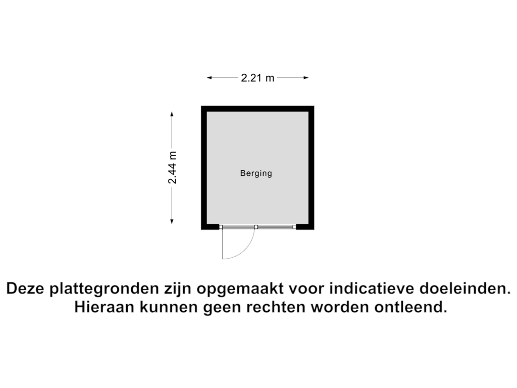 Bekijk plattegrond van Berging van Bekermos 23