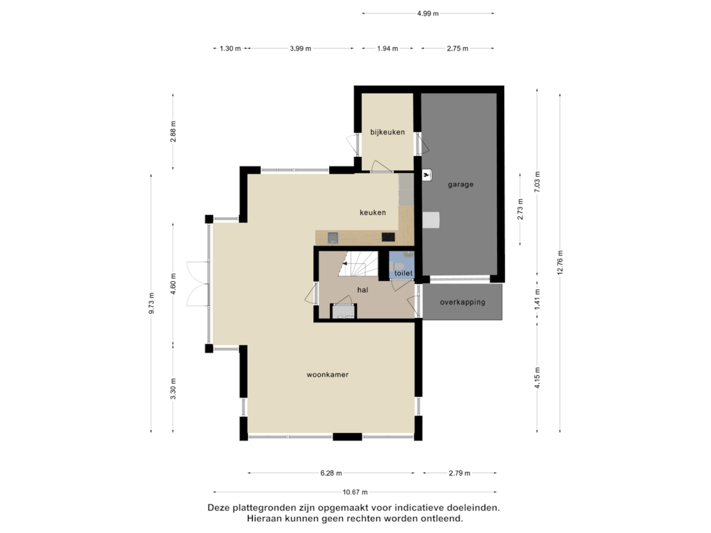 View floorplan of Begane grond of Sterrenboschlaan 20